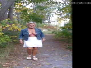 Sensational Pink Bra Strolling in the Park, Free adult video a3