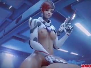 Overwatch reged video ketika with dva and widowmaker: x rated video 64