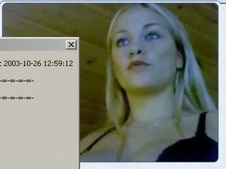 Webcam - Tess Swedish schoolgirl Stripshow