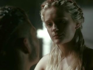 Alicia agneson täydellinen iso perse ja tiainen (vikings s5e3)