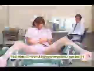 Akiho yoshizawa erotický asijské zdravotní sestra těší škádlení the doc