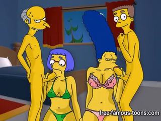 Simpsons hentai keras pesta seks berkumpulan