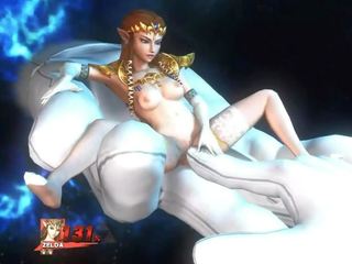 Zelda 3d kirli clip birleşmek (the legend of zelda) (nintendo)