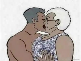 Black Granny Loving Anal Animation Cartoon: Free adult movie d6