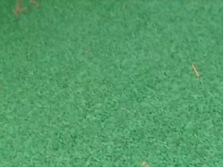 Public mini golf adult film mov with big tit Milf