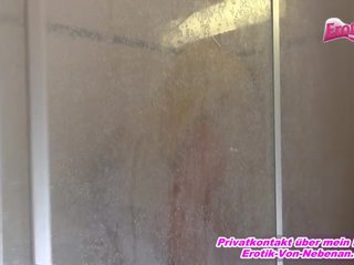 Anal en der dusche - allemand ex mme cul à bouche en douche pov