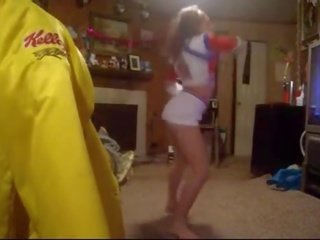 Cheerleader Dancing Like A Ho