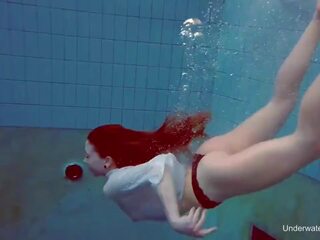 Underwater swimming divinity Alice Bulbul